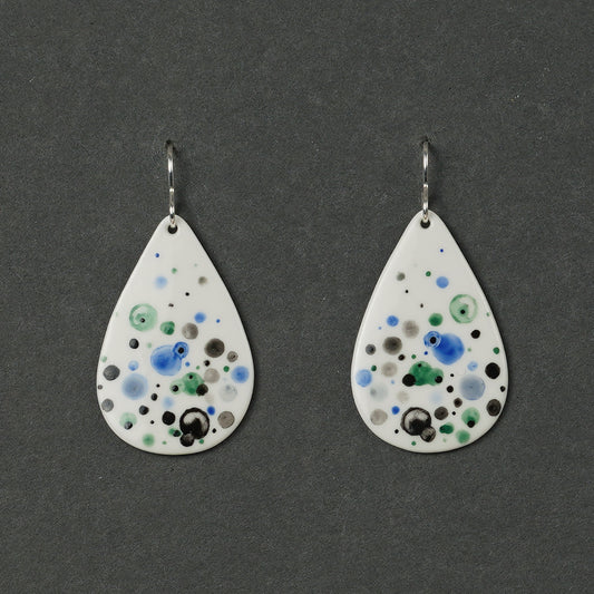 Painted 2.8. Drop L earrings