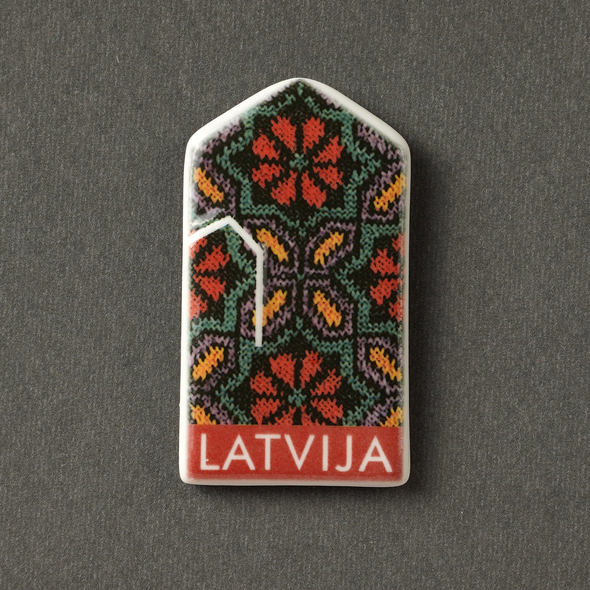 Porcelāna Magnēti - cimdiņi ar apdruku + LATVIJA