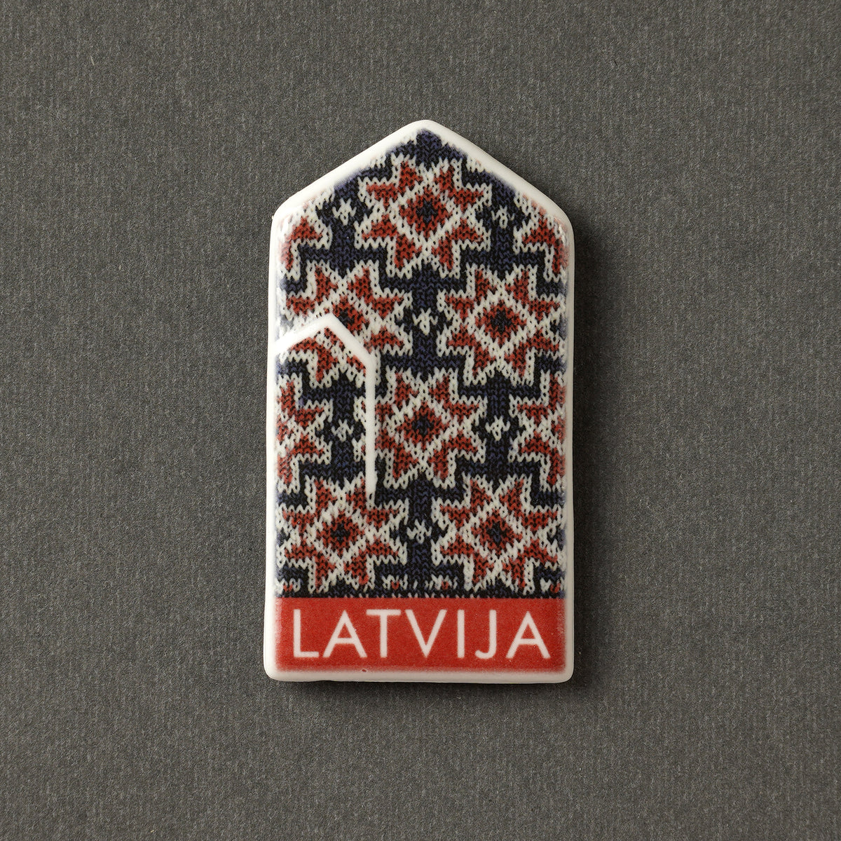 Porcelāna Magnēti - cimdiņi ar apdruku + LATVIJA