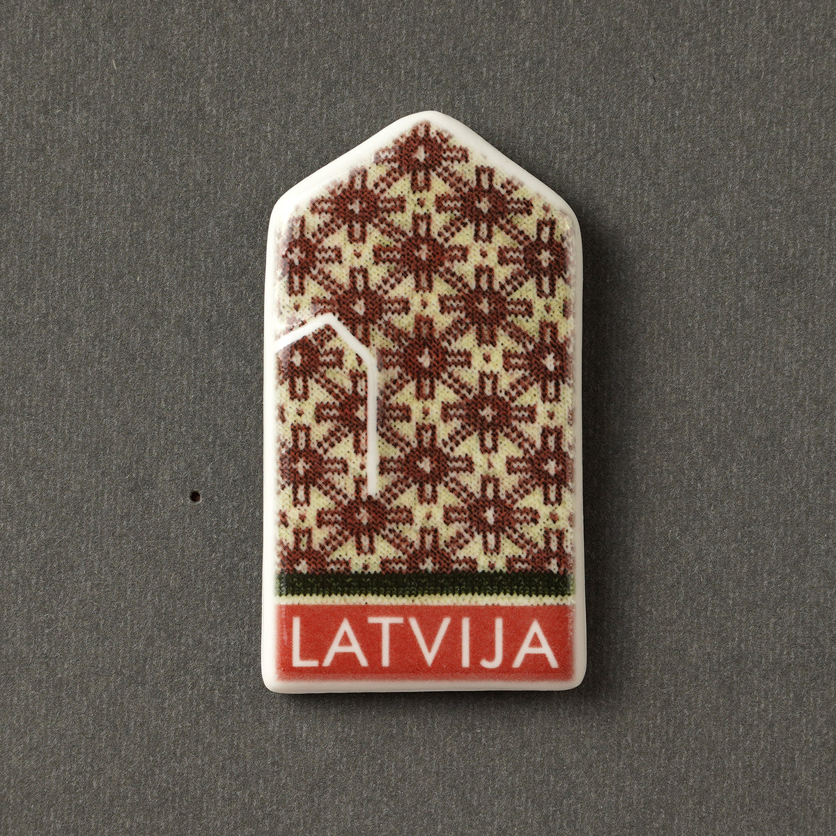Porcelāna Magnēti - cimdiņi ar apdruku + LATVIJA