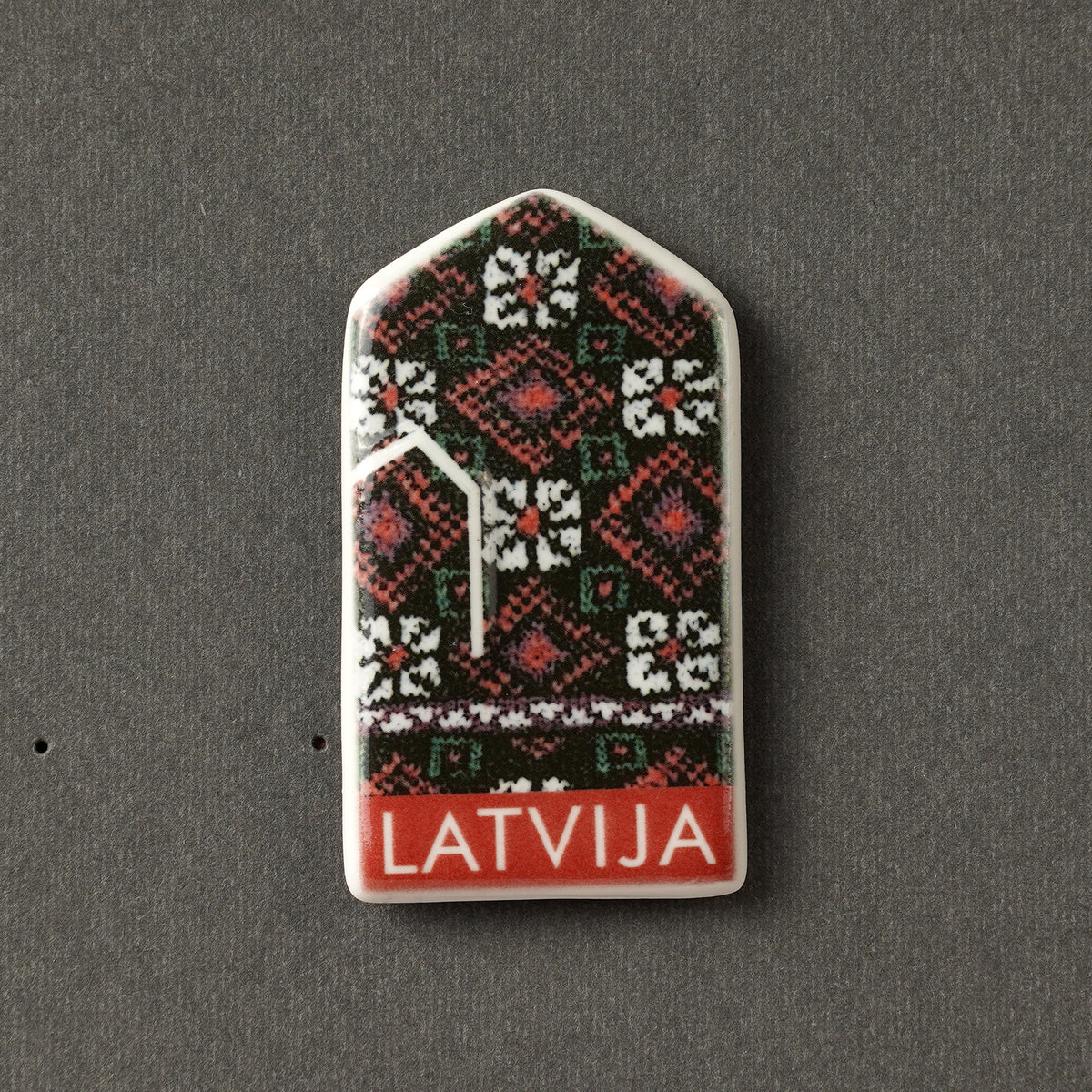 Porcelāna Magnēti - cimdiņi ar apdruku + LATVIJA