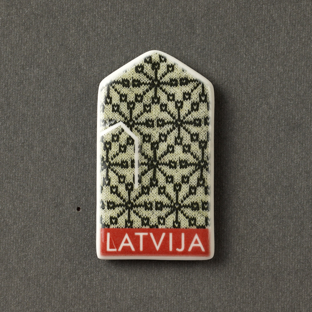 Porcelāna Magnēti - cimdiņi ar apdruku + LATVIJA