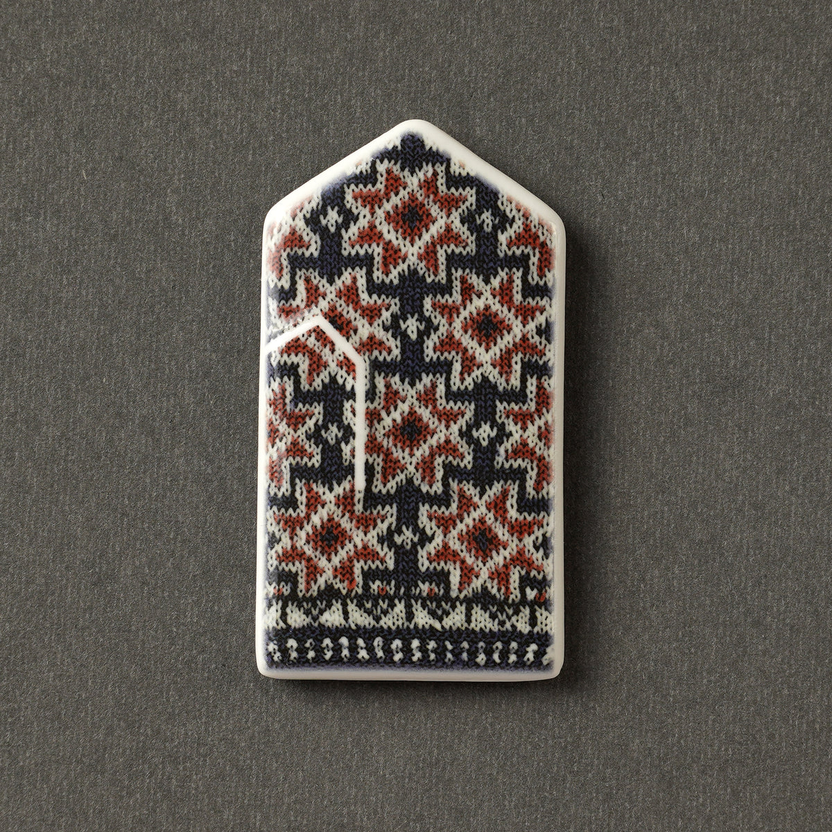 Porcelain Magnet - Gloves With Print