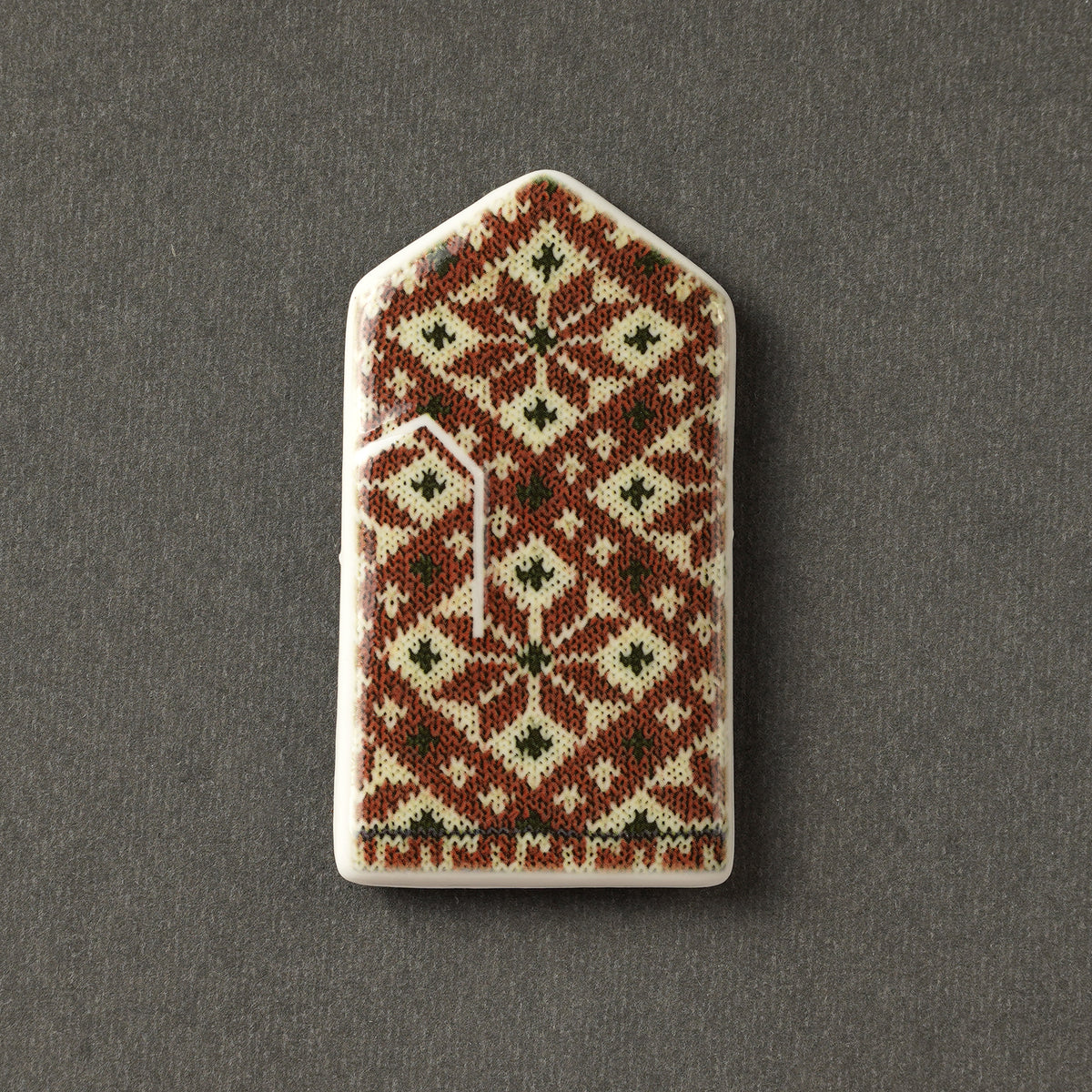 Porcelain Magnet - Gloves With Print
