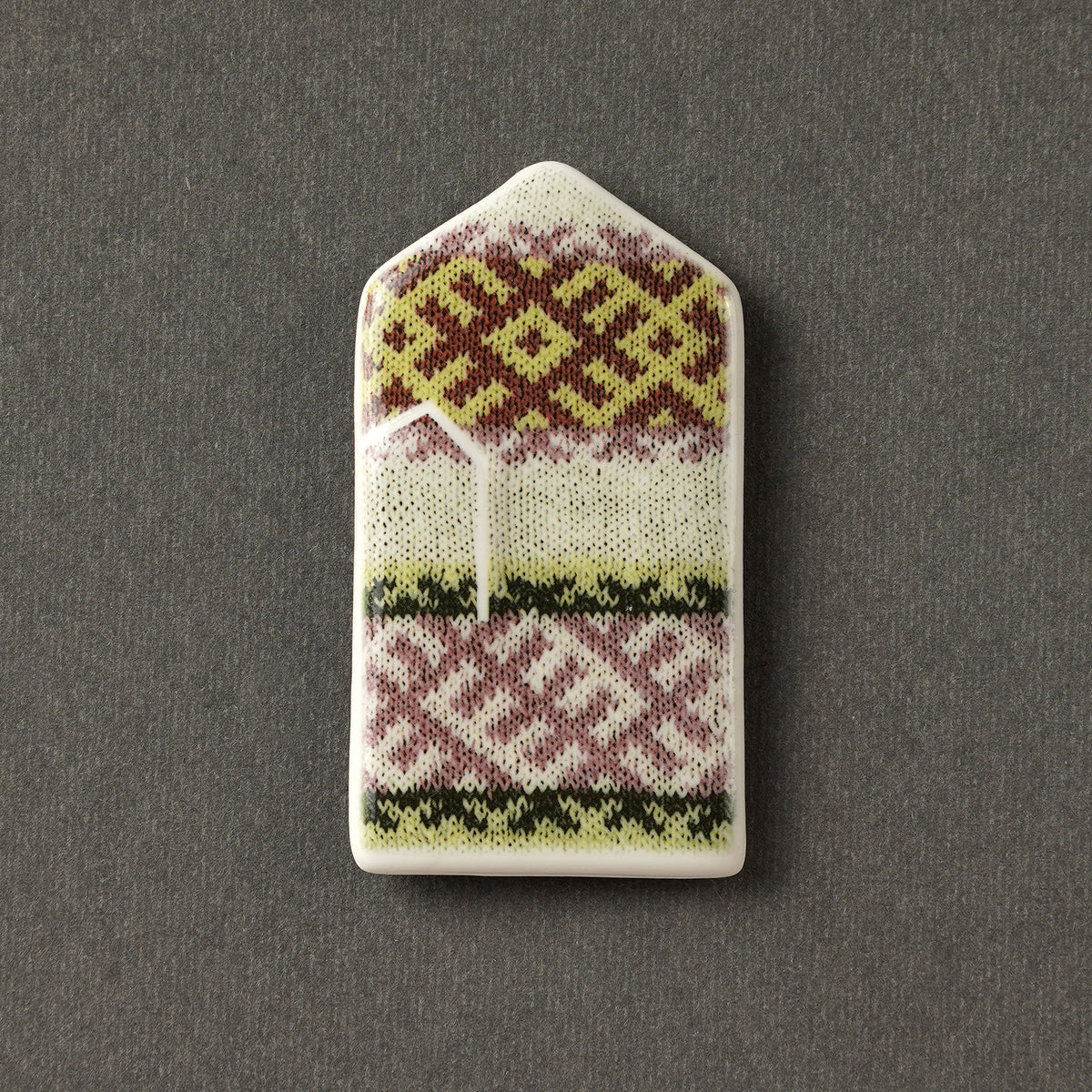 Porcelain Magnet - Gloves With Print