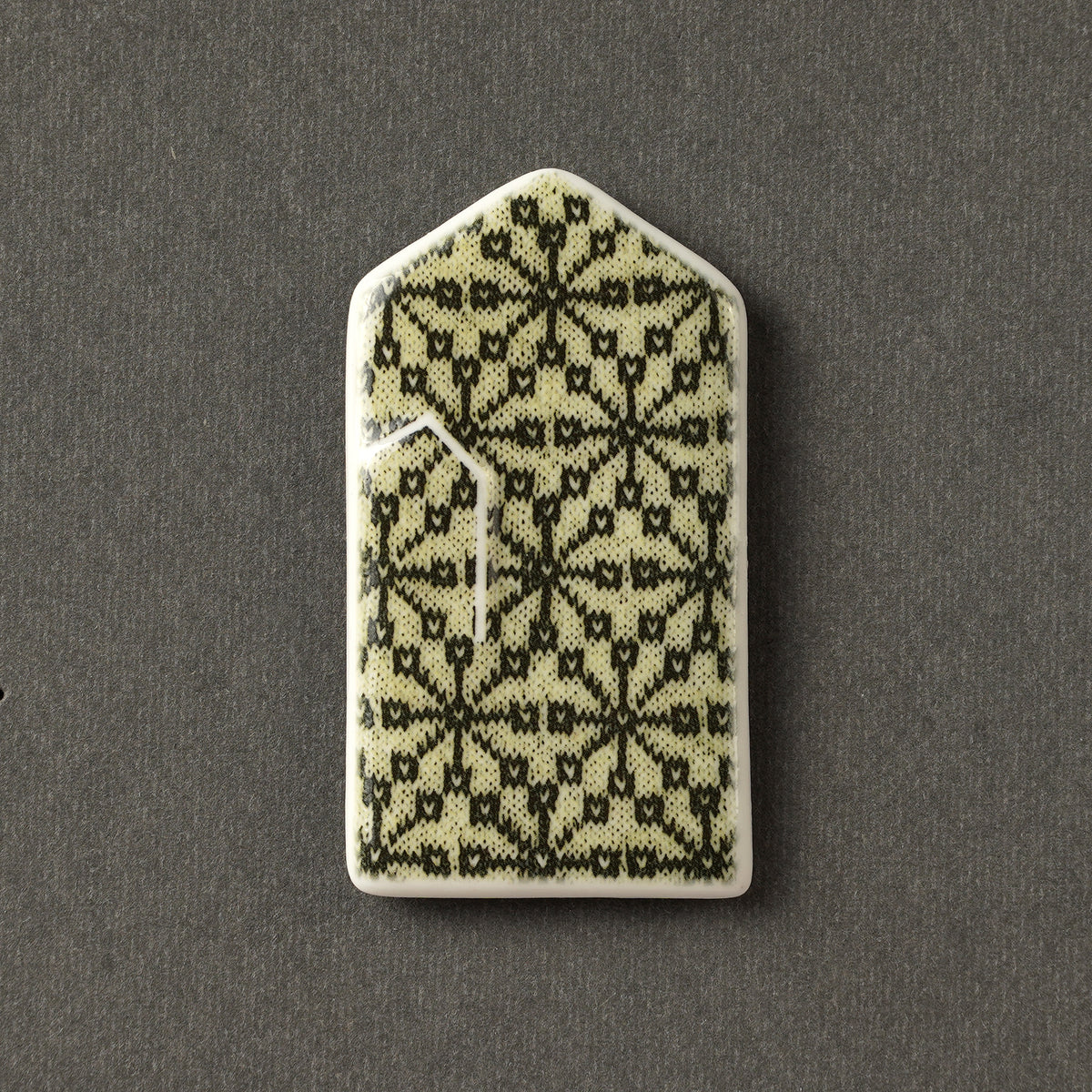 Porcelain Magnet - Gloves With Print