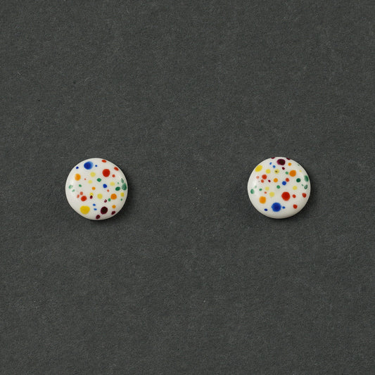 Painted 1.2. Button S earrings