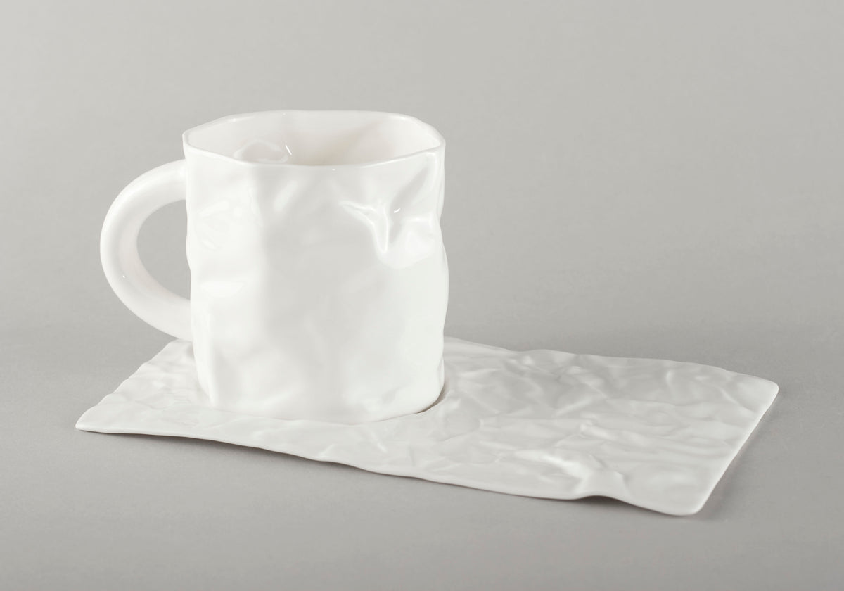 Porcelāna Burzīta apakštase kafijas krūzei
