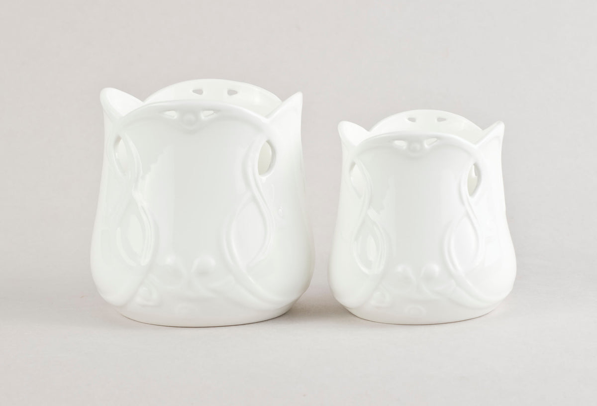 Porcelāna jūgendstila svečturis M