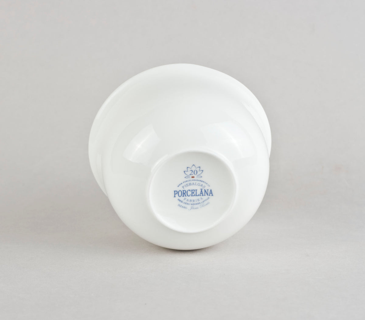 Porcelāna gludā bļoda M