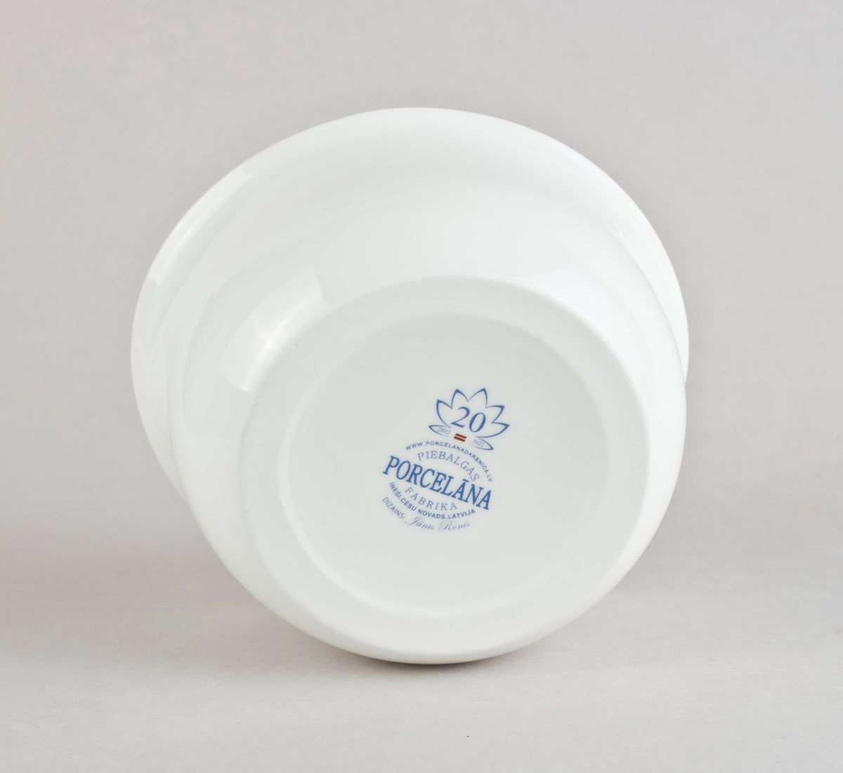 Porcelāna gludā bļoda L