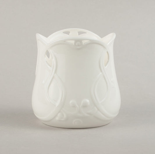 Porcelāna jūgendstila svečturis L