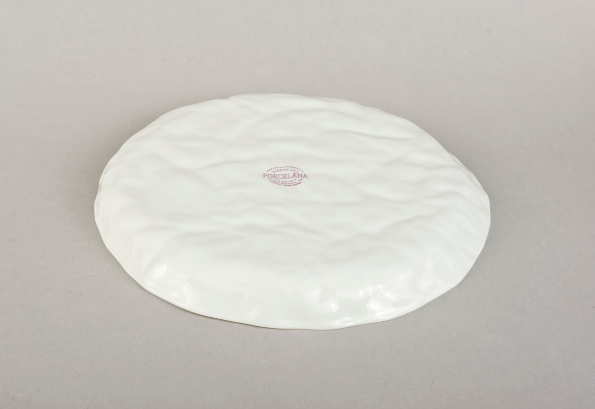 Porcelain Crumpled Plate S O