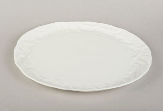 Porcelāna burzīts šķīvis L O