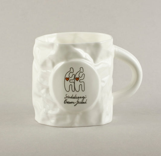 Bosom Friends. Crumpled Tea Mug
