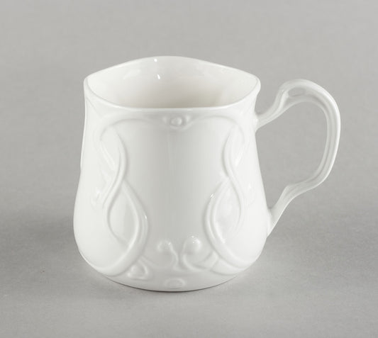 Porcelāna jūgendstila tējas krūze
