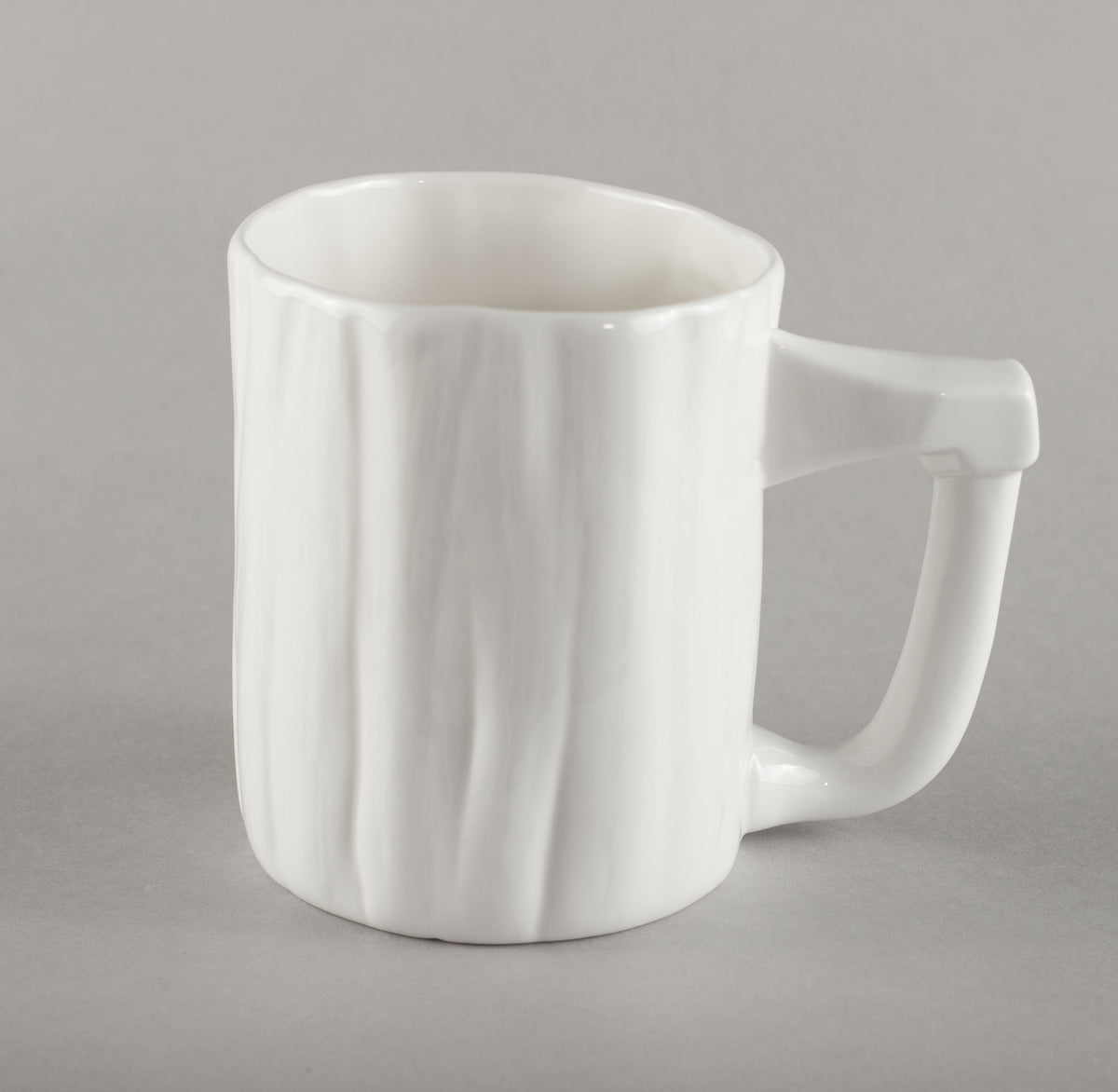 Porcelain Log With An Axe L