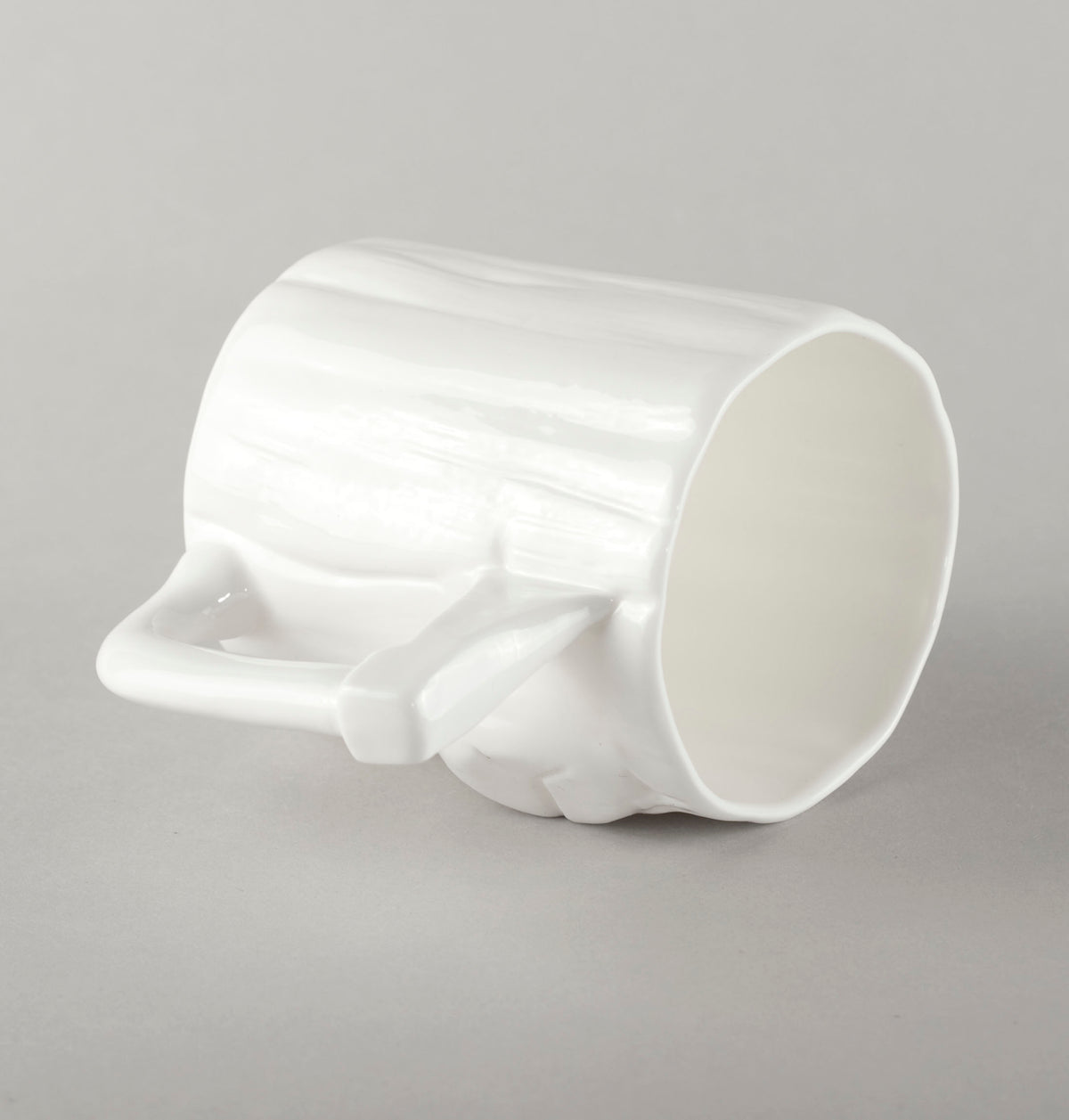 Porcelain Log With An Axe M