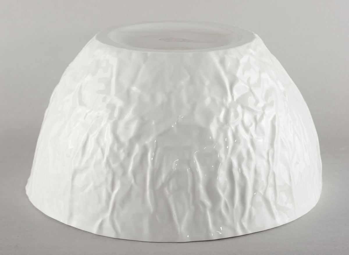 Porcelain Crumpled Bowl XXL