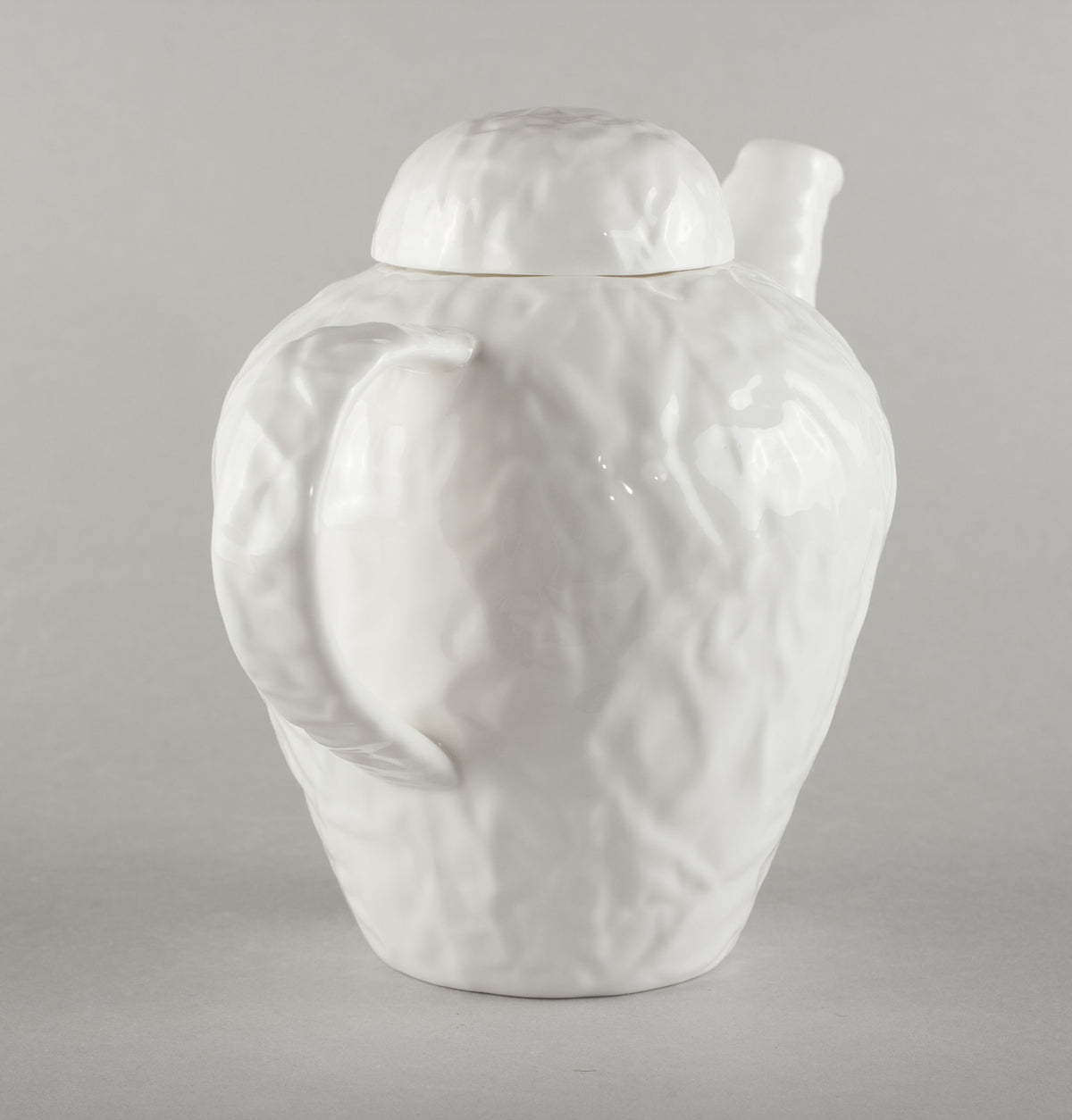 Porcelain Crumpled Kettle L