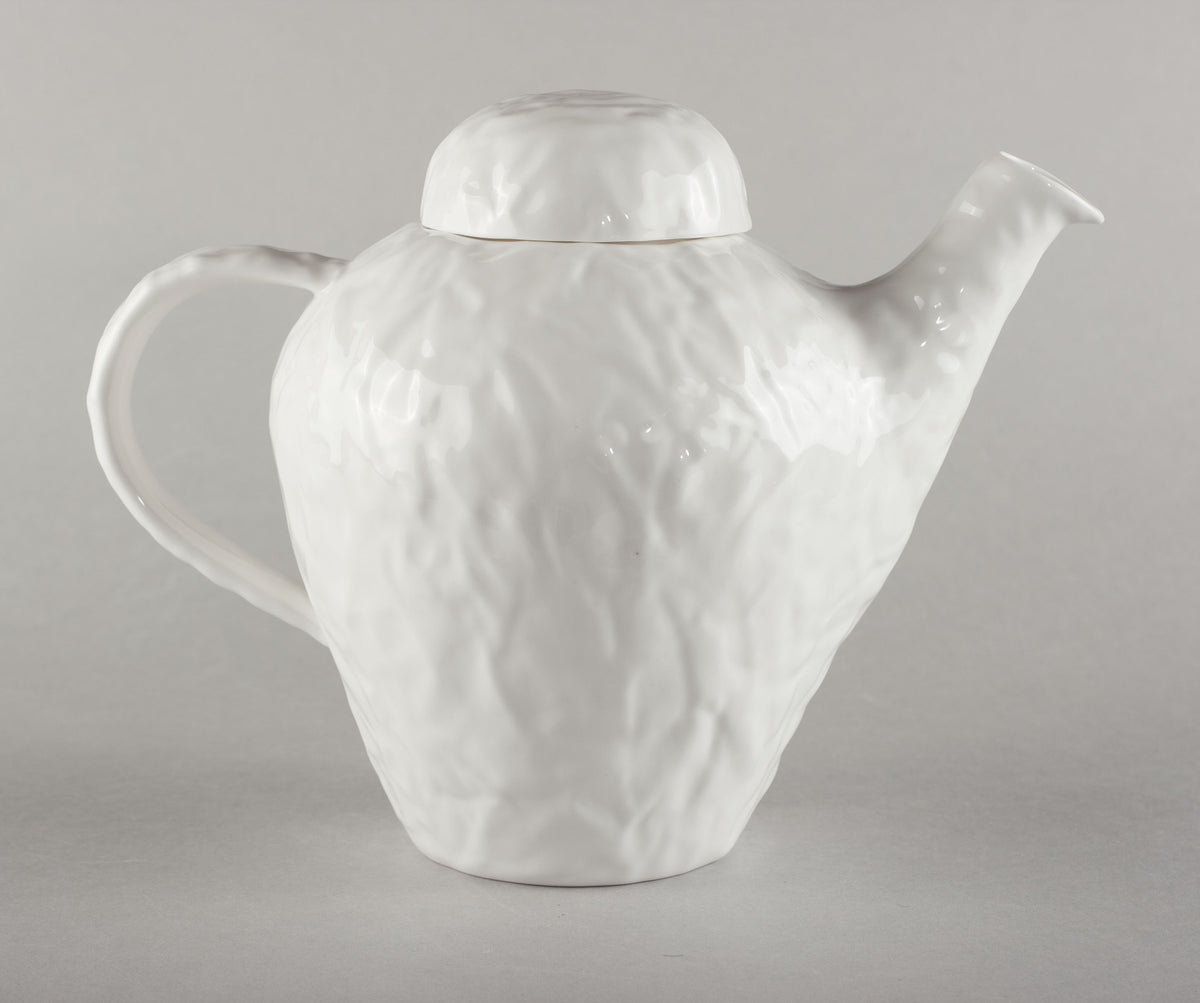 Porcelain Crumpled Kettle L