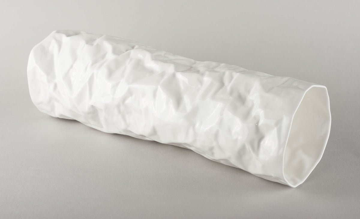 Porcelāna burzīta XXL vāze L