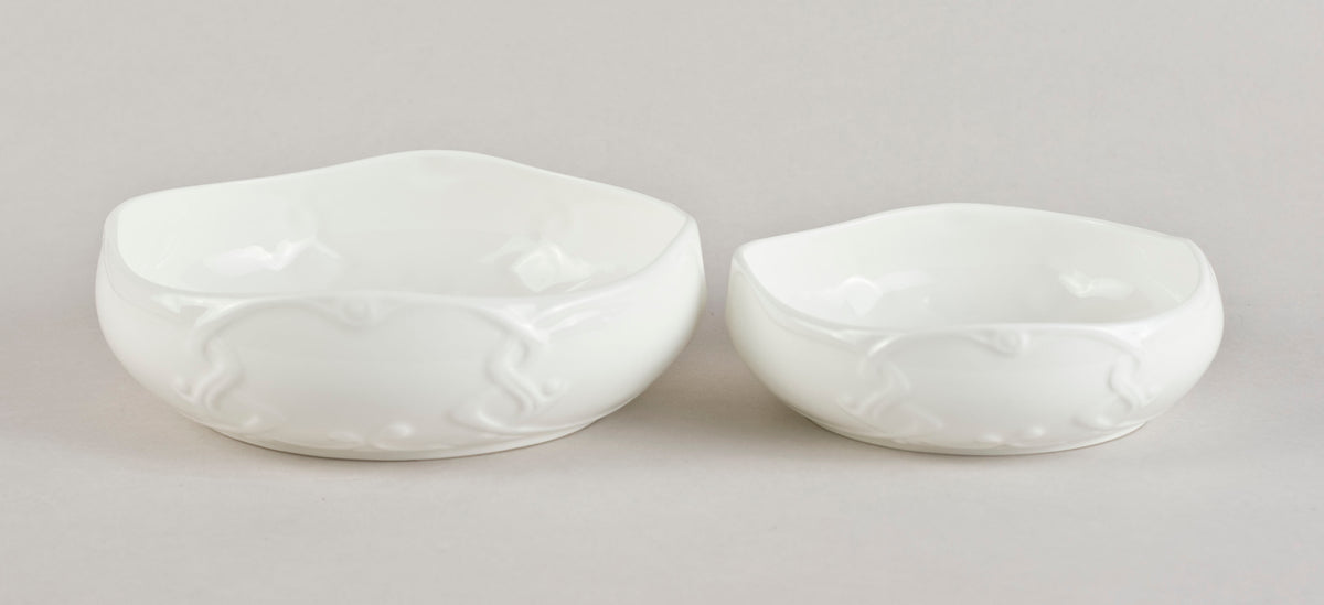 Porcelāna jūgendstila bļoda L
